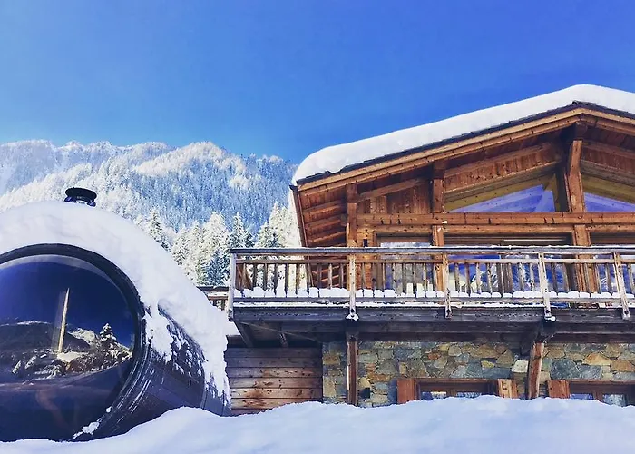 Marmotte Mountain Eco Шале Шамони